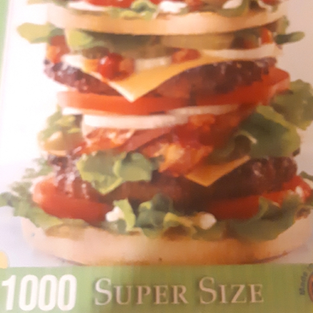 Super Size Hamburger Puzzle